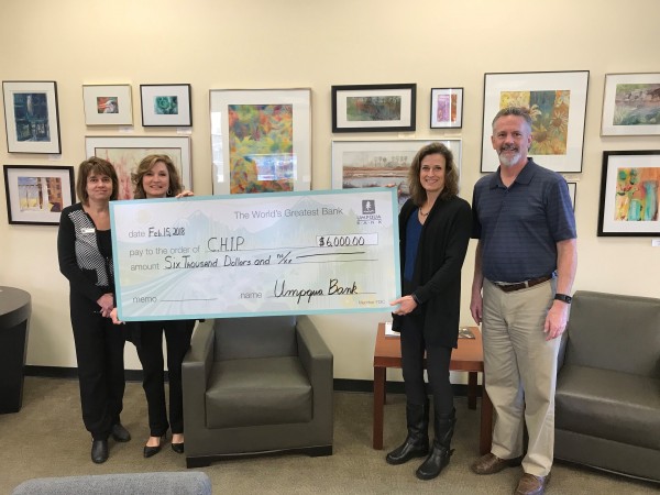 Umpqua Bank Donates $6k to CHIP's Summer Activity Programs | Community ...