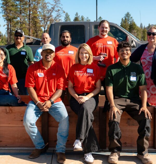 Wells Fargo Volunteers, CHIP, and Community Members Beautify Paradise Community