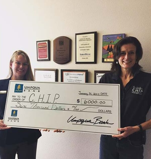 Umpqua Bank Gives $6000 to CHIP’s After-School Programs
